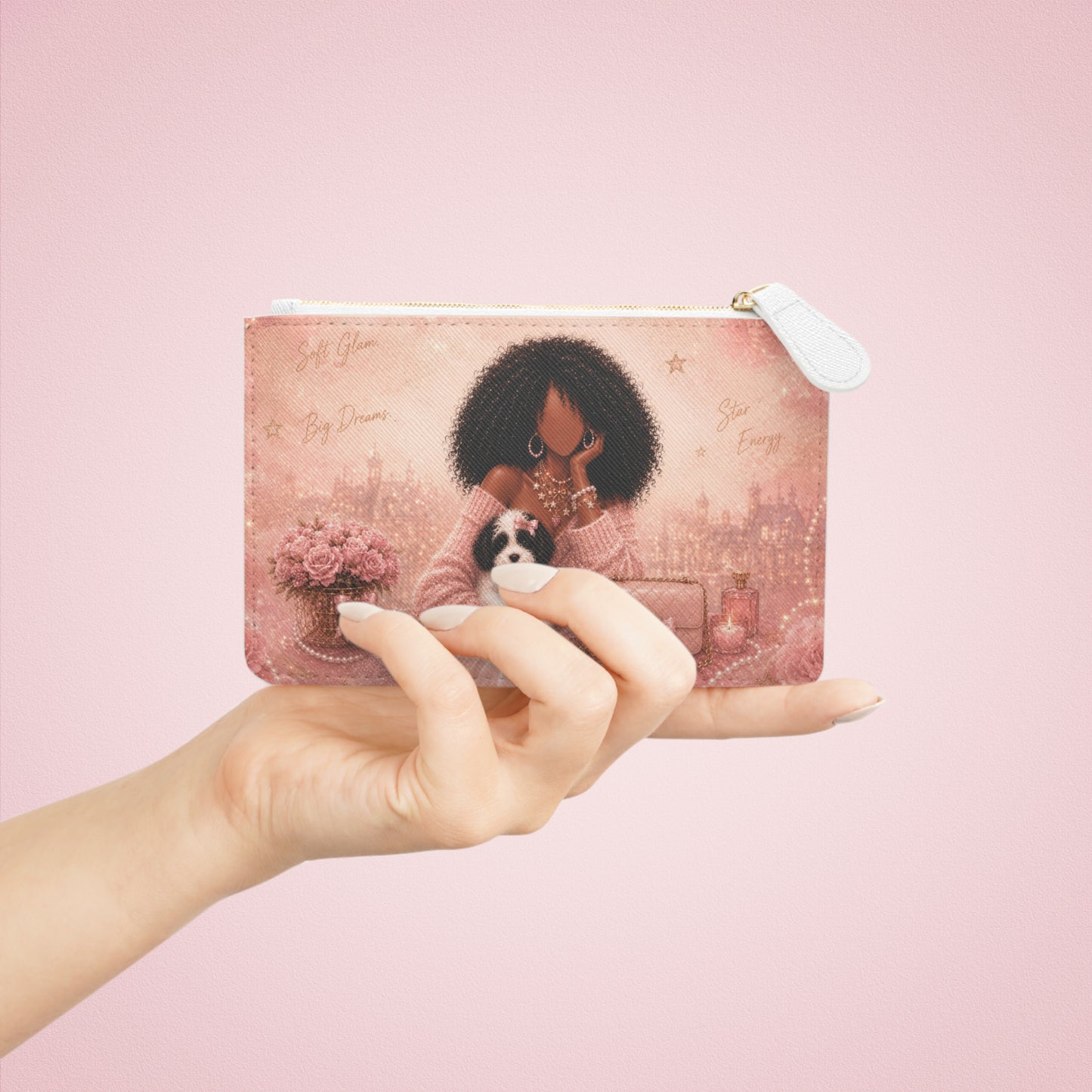 Lil’ Miss StarBerry™
Soft Glam Couture Collection ✨🩷 Mini Clutch Bag