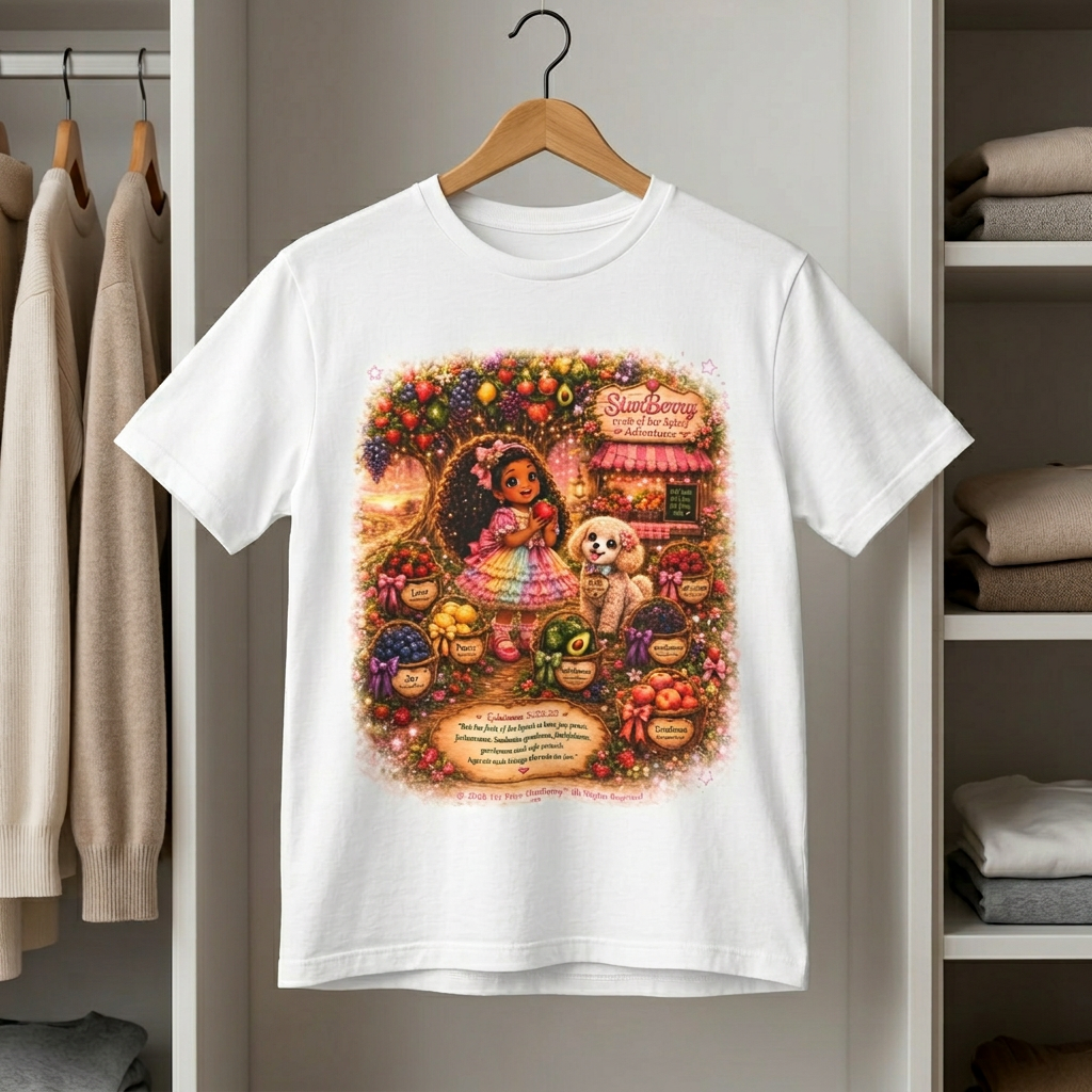 Lil’ Miss Alistar Berry™ Fruit of the Spirit Adventures | Faith-Based Graphic Tee