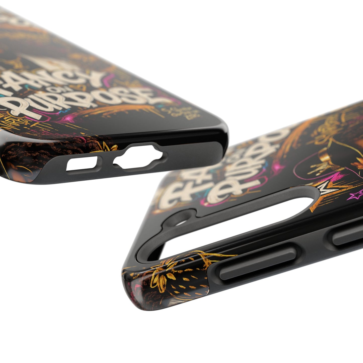 Fancy On Purpose Phone Case – Bold Black Woman Street Art Design