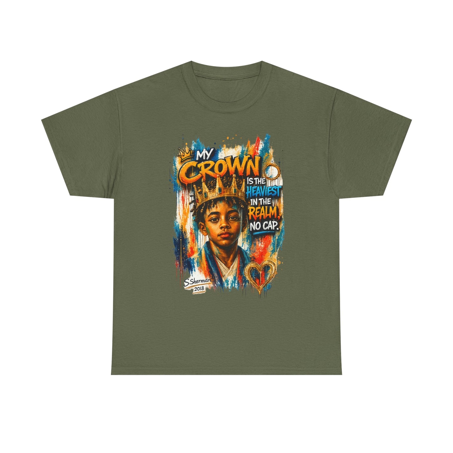 “My Crown Is The Heaviest In The Realm™” - Unisex Heavy Cotton Tee