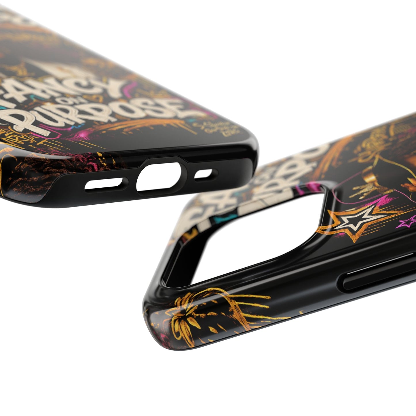 Fancy On Purpose Phone Case – Bold Black Woman Street Art Design