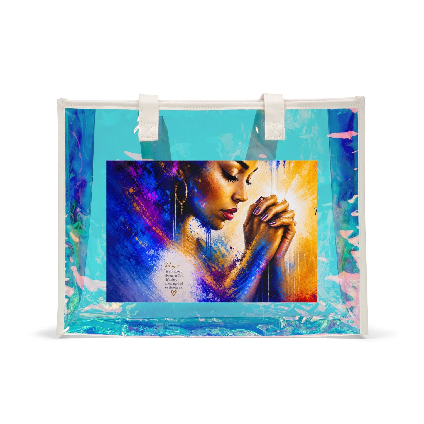 Holographic ‘Power of Prayer ‘ Tote Bag