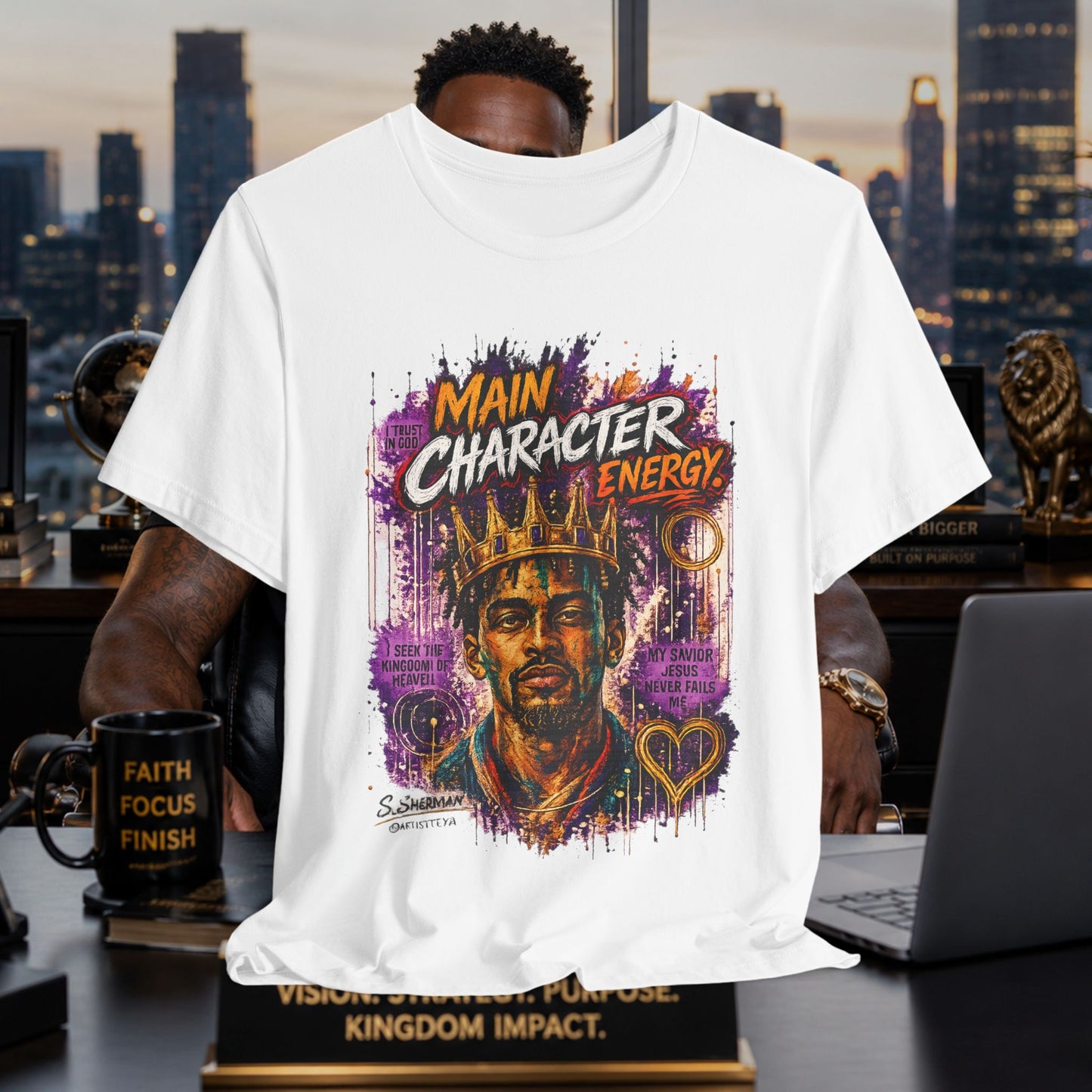“Main Character Energy™” - Unisex Jersey Short Sleeve Tee