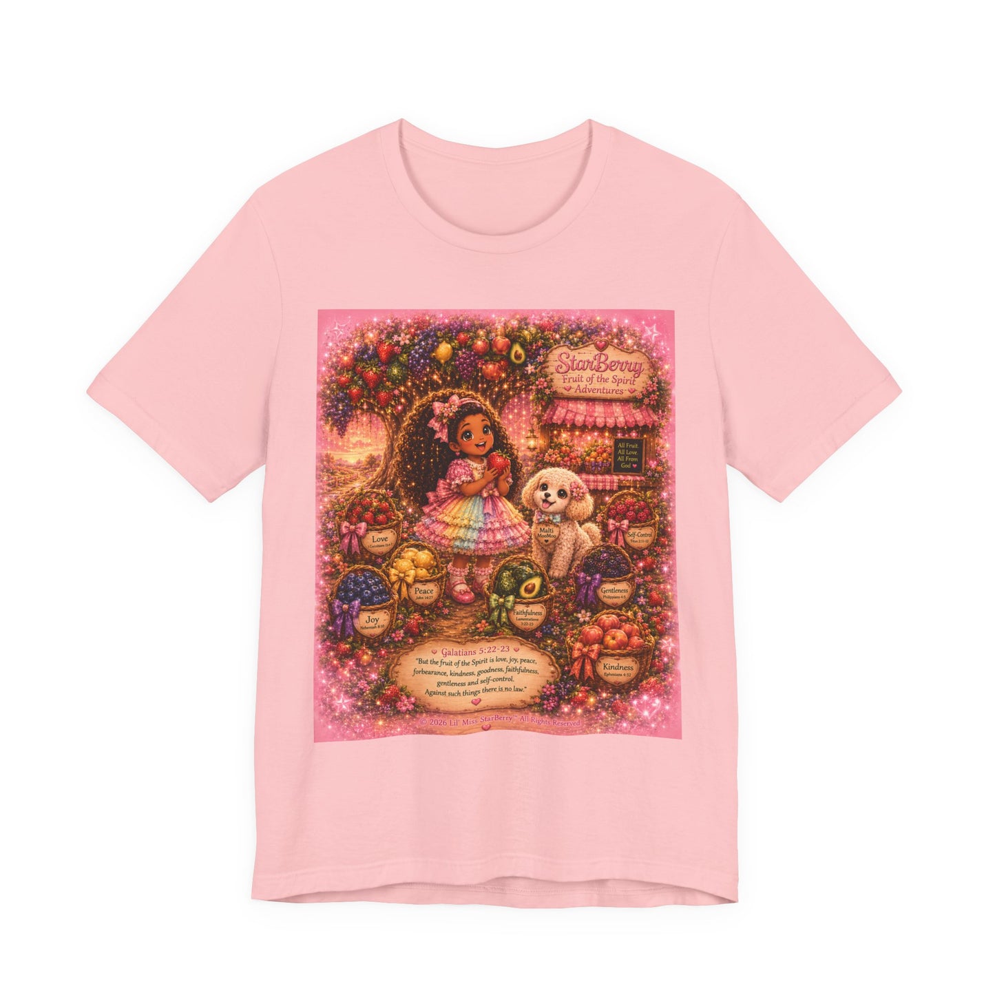 Lil’ Miss Alistar Berry™ Fruit of the Spirit Adventures | Faith-Based  Graphic Tee