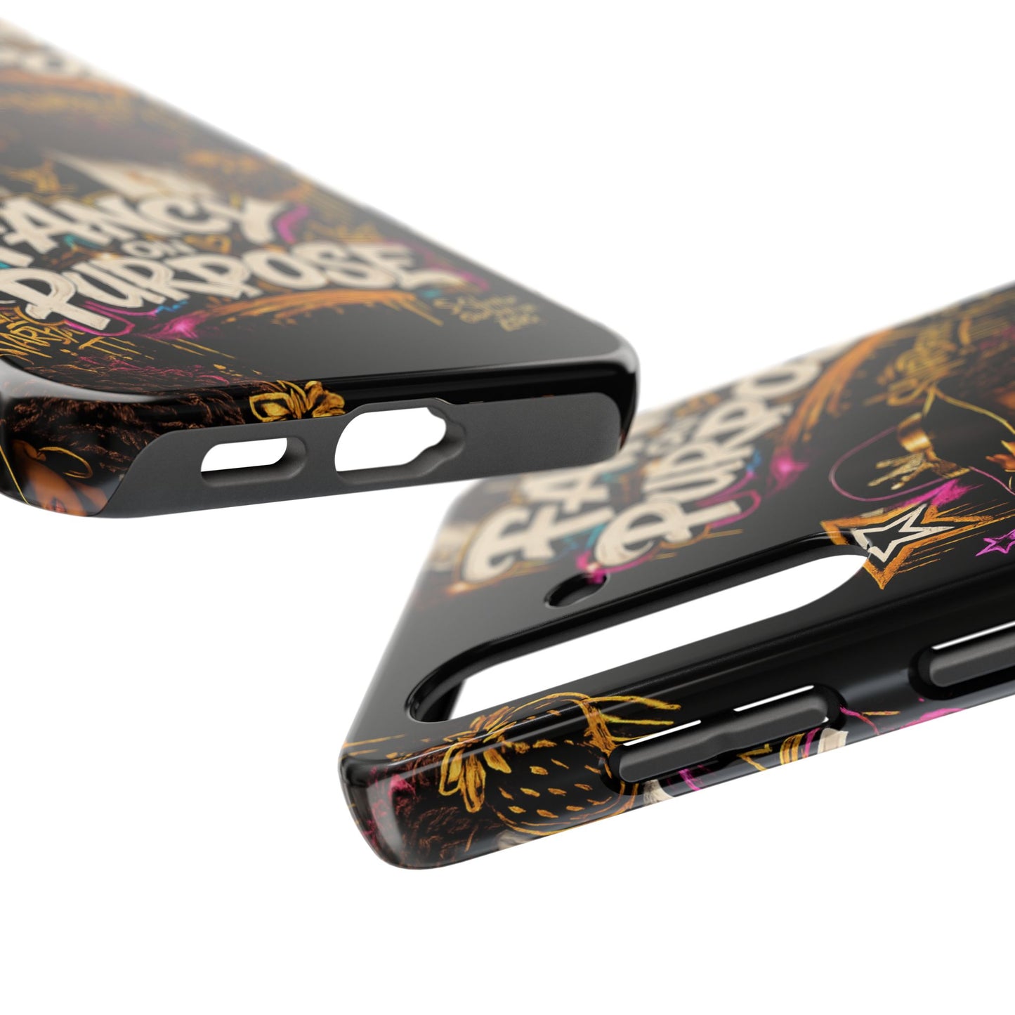 Fancy On Purpose Phone Case – Bold Black Woman Street Art Design