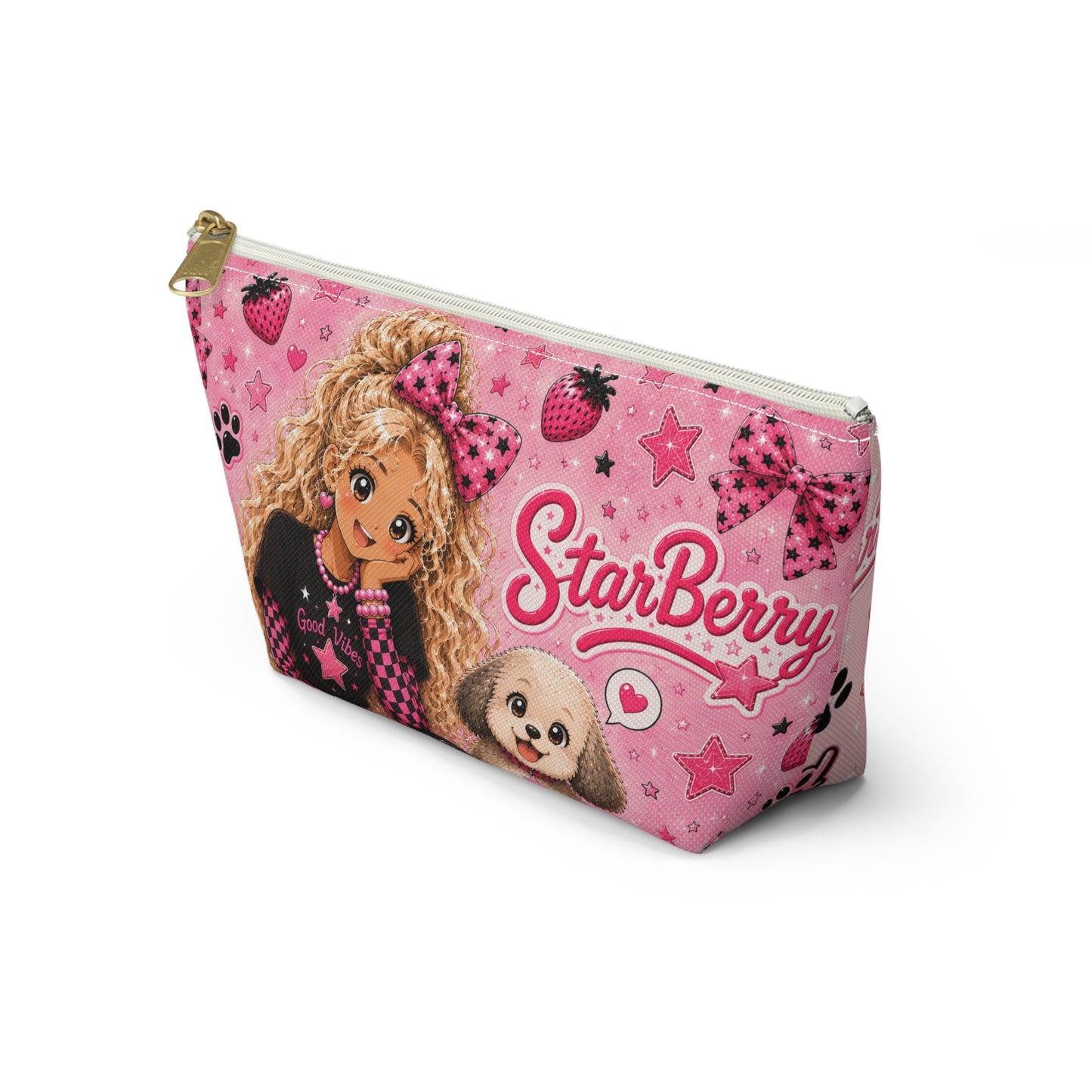 Lil’ Miss StarBerry™ Good Vibes Luxury Accessory/Cosmetic Pouch