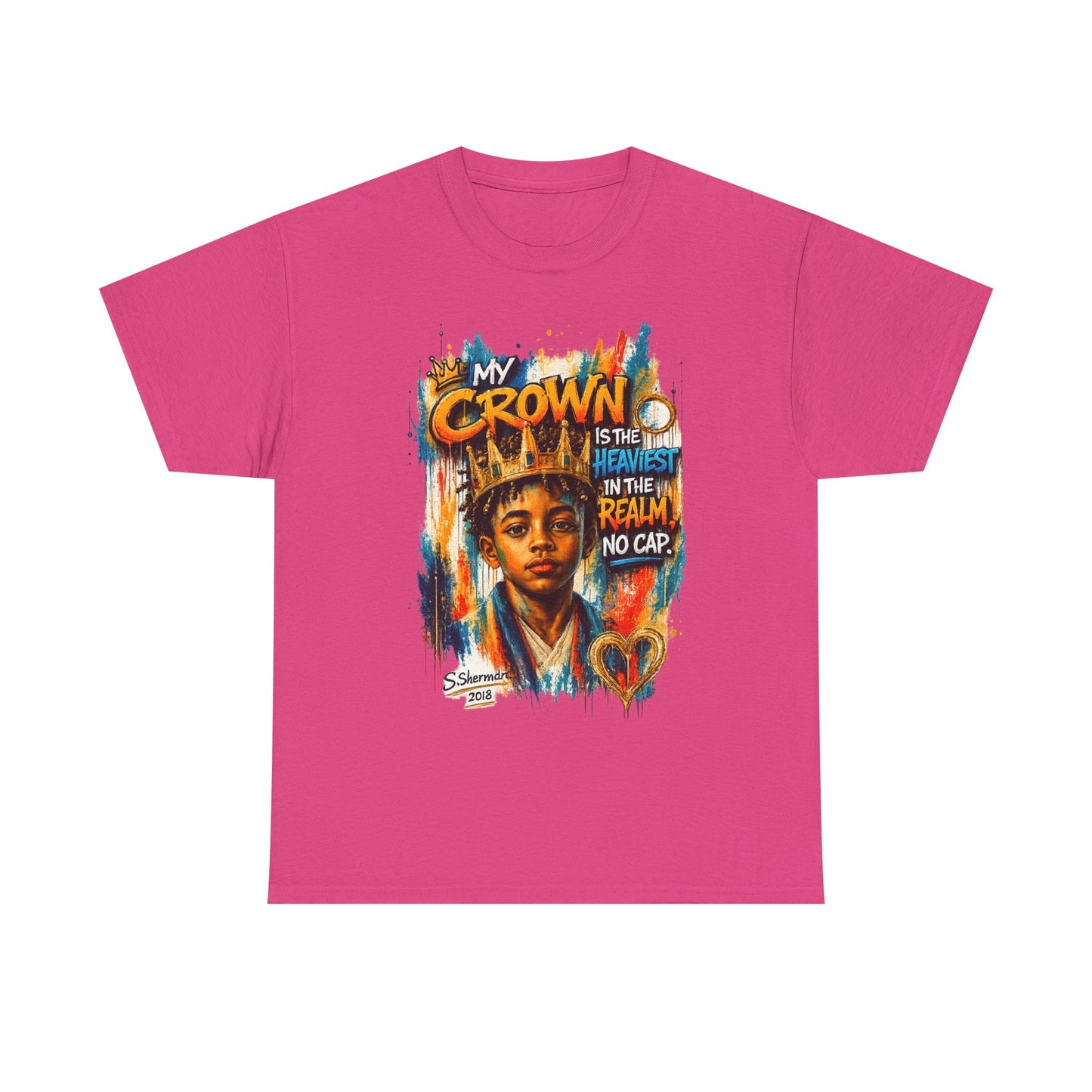 “My Crown Is The Heaviest In The Realm™” - Unisex Heavy Cotton Tee