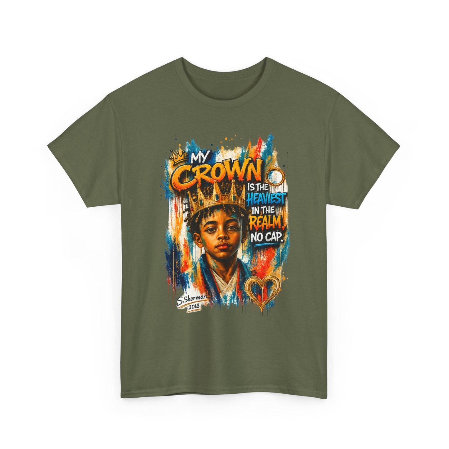 “My Crown Is The Heaviest In The Realm™” - Unisex Heavy Cotton Tee