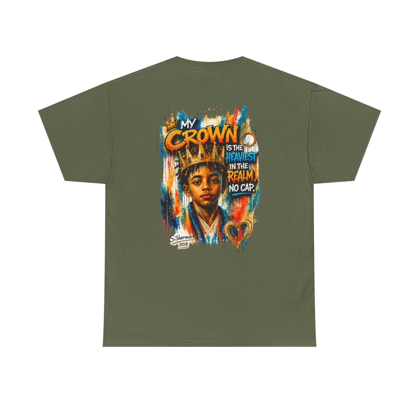 “My Crown Is The Heaviest In The Realm™” - Unisex Heavy Cotton Tee