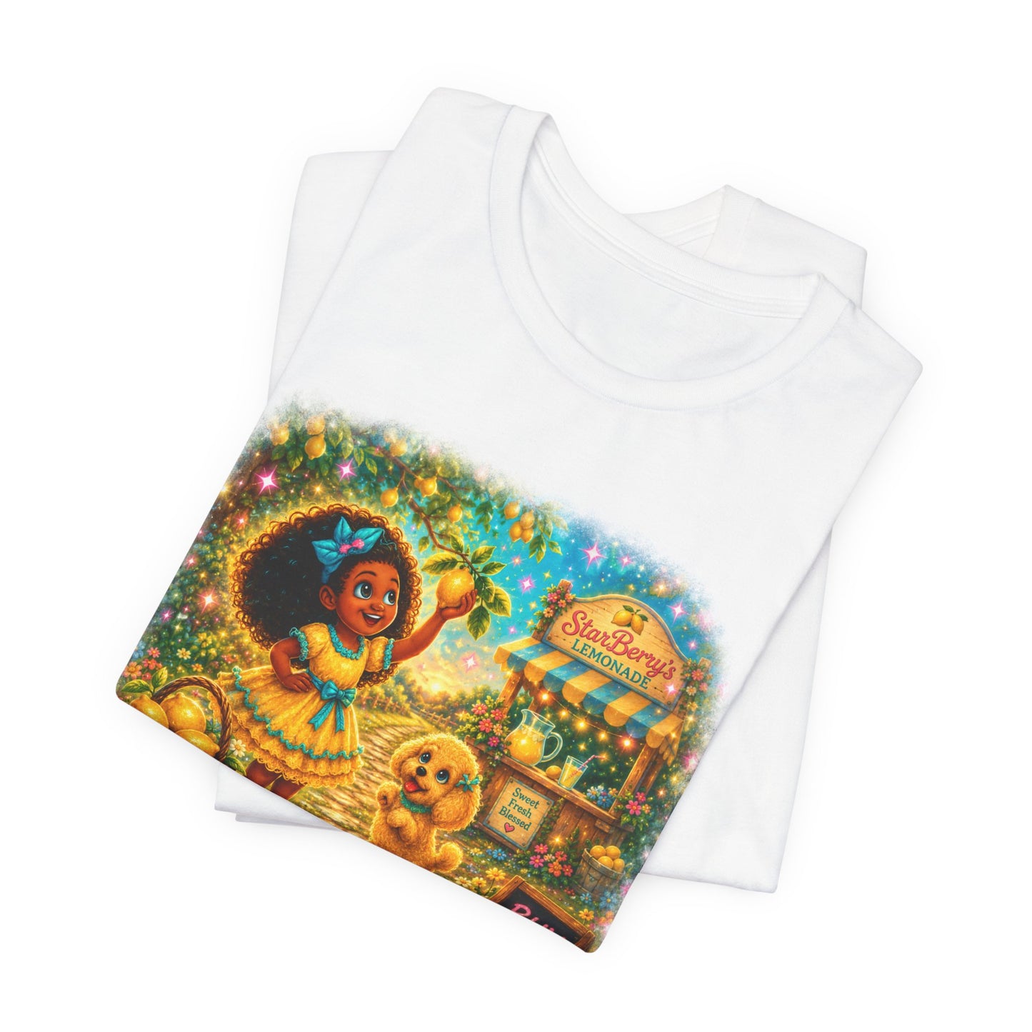 'Even When Life Gives You Lemons' Specialty Tshirt. StarBerry Sisters in Christ Collection | Fruit of the Spirit – Endurance | Faith-Based Gift