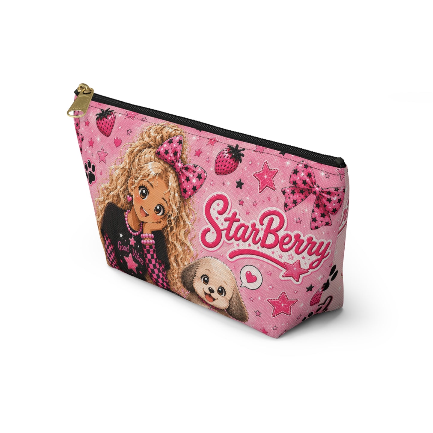 Lil’ Miss StarBerry™ Good Vibes Luxury Accessory/Cosmetic Pouch