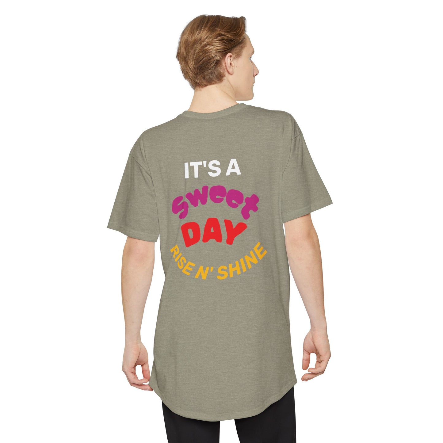 ‘ It’s a Sweet Day Rise and Shine’Unisex Long Body Urban Tee