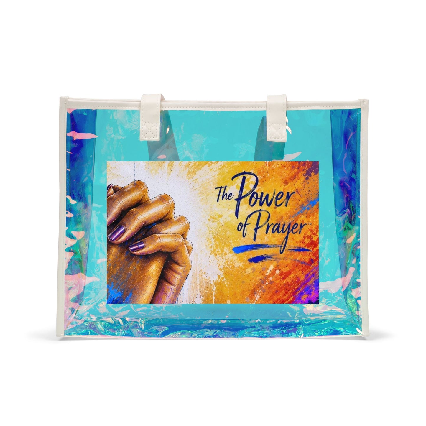 Holographic ‘Power of Prayer ‘ Tote Bag