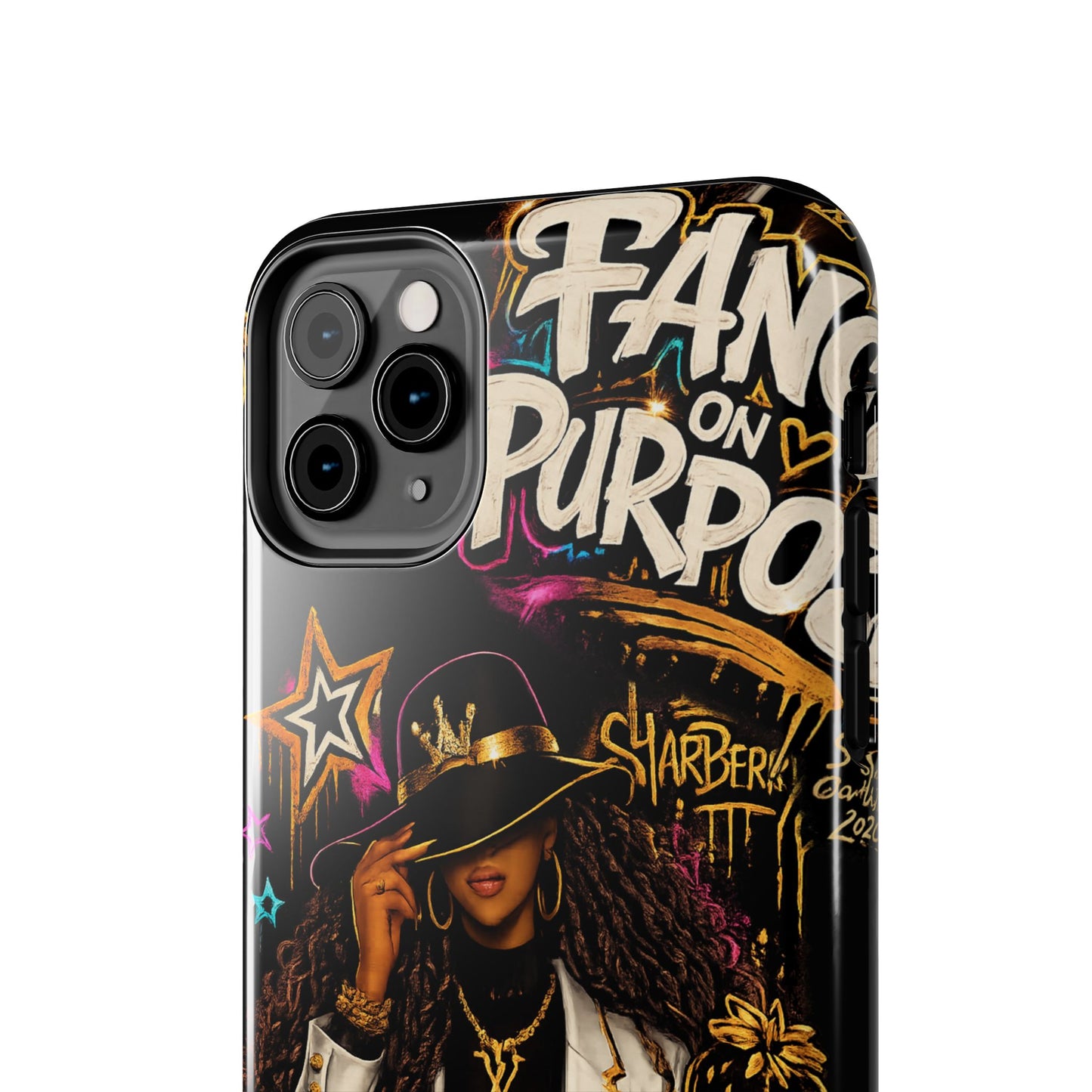 Fancy On Purpose Phone Case – Bold Black Woman Street Art Design