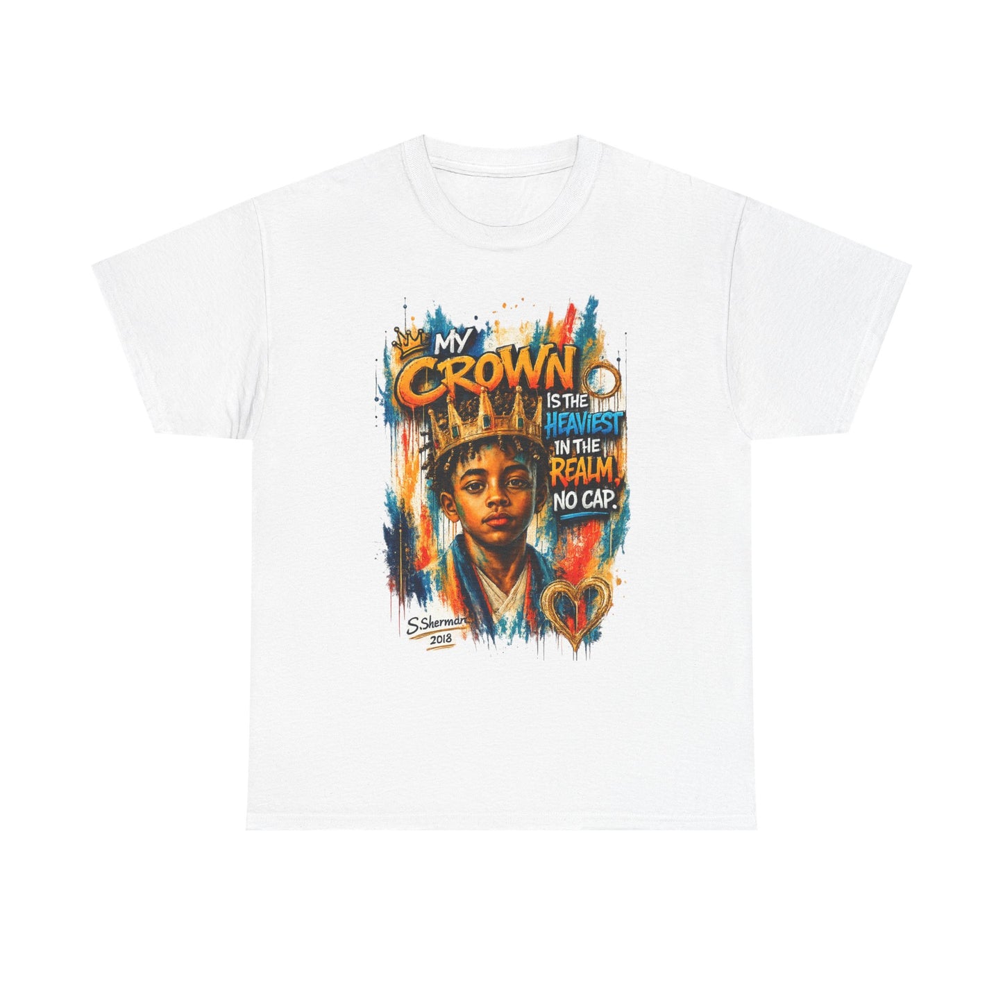 “My Crown Is The Heaviest In The Realm™” - Unisex Heavy Cotton Tee