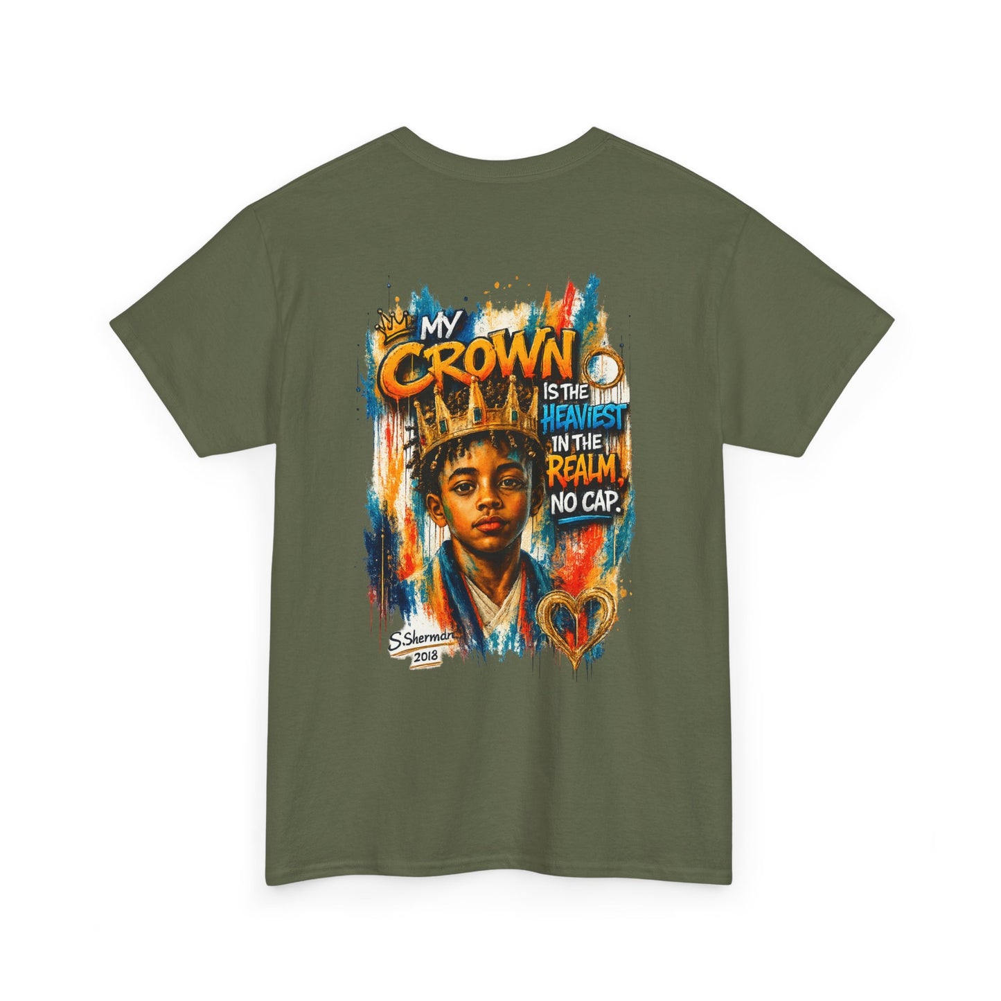 “My Crown Is The Heaviest In The Realm™” - Unisex Heavy Cotton Tee
