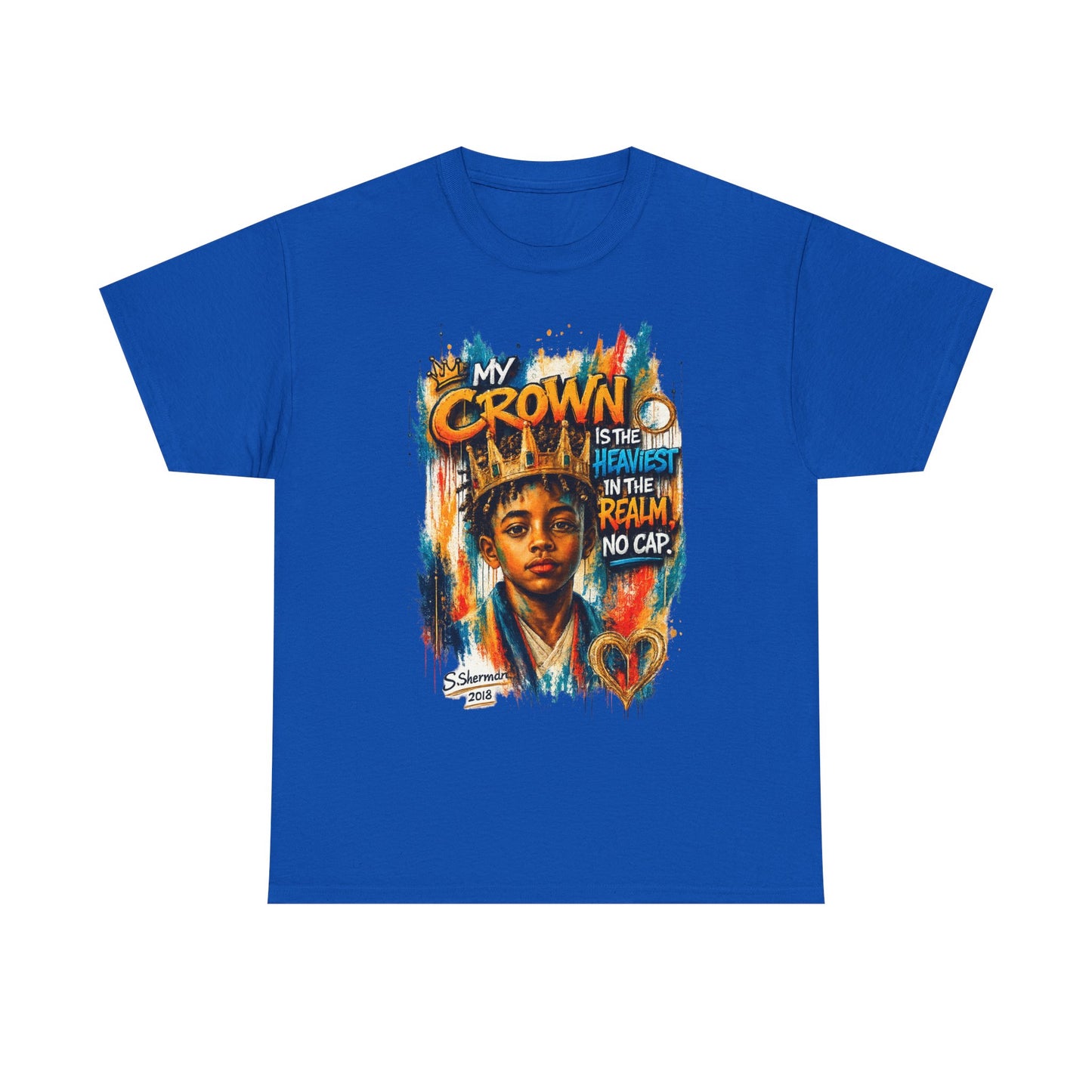 “My Crown Is The Heaviest In The Realm™” - Unisex Heavy Cotton Tee